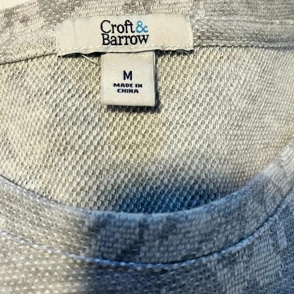 CROFT AND BARROW TOP LIGHT SWEATER SHIRT - 3/4 SLEEVE - WOMENS S - RN 157461 - Picture 2 of 3